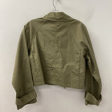 ZARA WOMEN'S COAT khaki green M