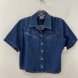 LEVI WOMEN'S BLOUSE/SHIRT blue M