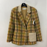 ELLIE MAE WOMEN'S BLAZER/JACKET beige green mustard 12