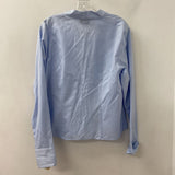 TALBOTS WOMEN'S BLOUSE/SHIRT blue white 14