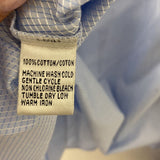 TALBOTS WOMEN'S BLOUSE/SHIRT blue white 14