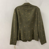 NINE WEST WOMEN'S BLAZER/JACKET olive green 12