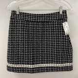 OAK + FORT WOMEN'S SKIRT black white 4