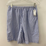 UNIQLO WOMEN'S SHORTS blue white S