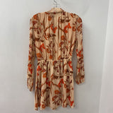 LITTLE MOON WOMEN'S DRESS peach orange S