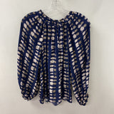 Apiece Apart New York WOMEN'S BLOUSE/SHIRT navy white grey S