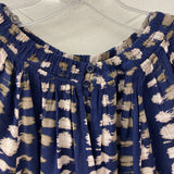 Apiece Apart New York WOMEN'S BLOUSE/SHIRT navy white grey S