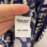 Apiece Apart New York WOMEN'S BLOUSE/SHIRT navy white grey S