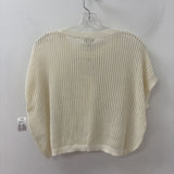 SPANNER WOMEN'S SWEATER cream striped net XL