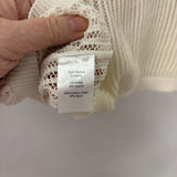 SPANNER WOMEN'S SWEATER cream striped net XL