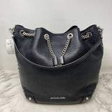 MICHAEL KORS WOMEN'S BAG black silver