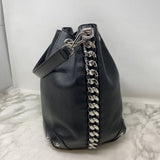 MICHAEL KORS WOMEN'S BAG black silver