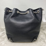 MICHAEL KORS WOMEN'S BAG black silver