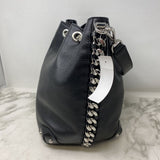 MICHAEL KORS WOMEN'S BAG black silver
