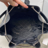 MICHAEL KORS WOMEN'S BAG black silver