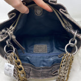 COACH WOMEN'S BAG silver bronze