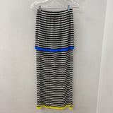 ISSEY MIYAKE WOMEN'S SKIRT black white blue yellow S