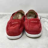 COLE HAAN WOMEN'S FLATS red 8.5