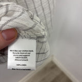 EILEEN FISHER WOMEN'S BLOUSE/SHIRT white grey M