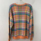 BROOKS BROTHERS WOMEN'S SWEATER orange green yellow pink blue L