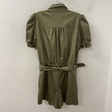 GENERATION LOVE new york WOMEN'S ROMPER olive green gold 6