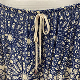 LOVE STITCH WOMEN'S SKIRT cream blue M