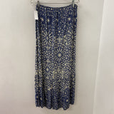 LOVE STITCH WOMEN'S SKIRT cream blue M