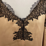 CAMI NYC WOMEN'S BLOUSE/SHIRT sand black M