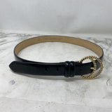 WOMEN'S BELT black gold L