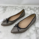 J CREW WOMEN'S FLATS silver gold black 7