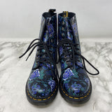 DR. MARTENS WOMEN'S BOOTS black blue green 8