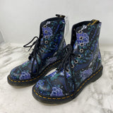DR. MARTENS WOMEN'S BOOTS black blue green 8