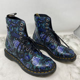 DR. MARTENS WOMEN'S BOOTS black blue green 8