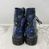 DR. MARTENS WOMEN'S BOOTS black blue green 8