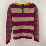 TELLURIDE WOMEN'S SWEATER pink yellow charcoal M