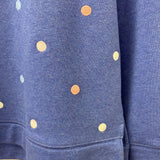 TALBOTS WOMEN'S TOP blue multi-colour-dots S