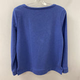 TALBOTS WOMEN'S TOP blue multi-colour-dots S