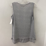 CLEO WOMEN'S TANK/CAMI grey silver scrunch M