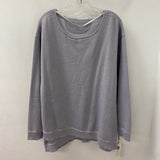 CALVIN KLEIN WOMEN'S PLUS TOP grey 2X