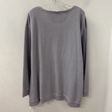 CALVIN KLEIN WOMEN'S PLUS TOP grey 2X