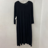 REBORN WOMEN'S PLUS DRESS black 3X