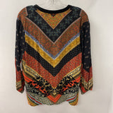 DESIGUAL WOMEN'S BLOUSE/SHIRT black multi colour print L