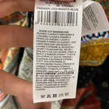 DESIGUAL WOMEN'S BLOUSE/SHIRT black multi colour print L
