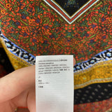 DESIGUAL WOMEN'S BLOUSE/SHIRT black multi colour print L