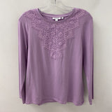 CHICOS WOMEN'S T-SHIRT mauve M/1