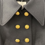 H&M WOMEN'S COAT black M