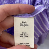 L'AGENCE WOMEN'S BLOUSE/SHIRT purple white M