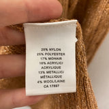 Banana Republic WOMEN'S CARDIGAN orange silver M