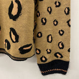 MARC CAIN WOMEN'S SWEATER animal print 10/4