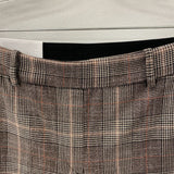 H&M WOMEN'S PANTS brown orange plaid 8